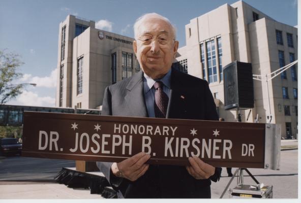 Honorary Dr. Joseph B. Kirsner Drive Naming