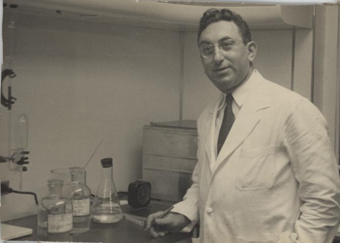 Dr. Joseph B. Kirsner, here in his lab in the 1930s, established the first academic gastrointestinal research lab.